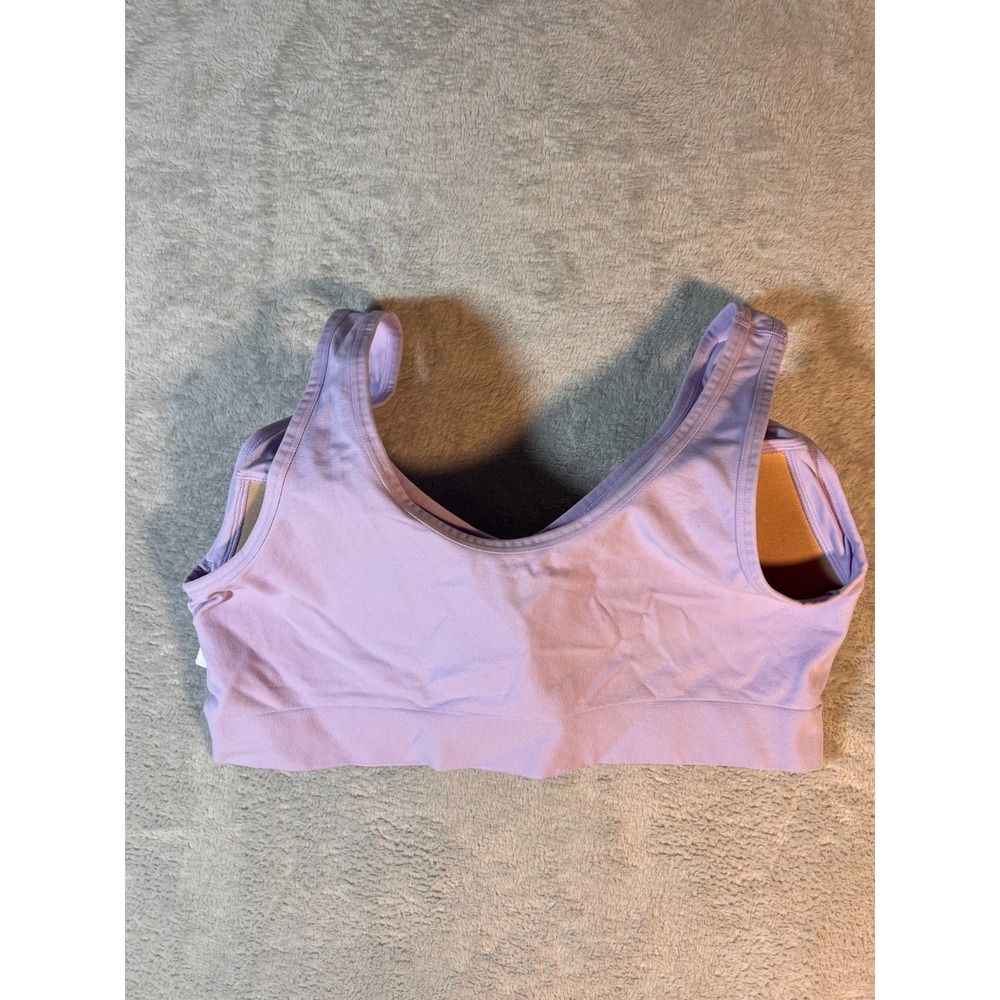 Jockey PURPLE Essentials Eco Seamfree Back Smoothing Bralette 2XL XXL - Picture 5 of 9